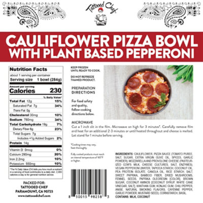 Tattooed Chef Cauliflower Pizza Bowl - 10 Oz - Image 6