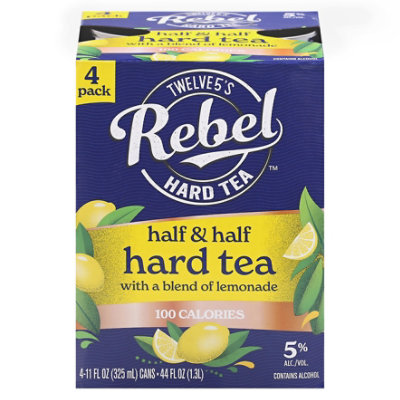 Rebel Half & Half Hard Tea - 4-11 Fl. Oz. - Image 3