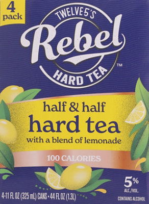 Rebel Half & Half Hard Tea - 4-11 Fl. Oz. - Image 5