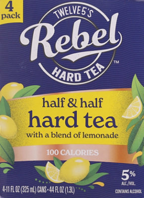 Rebel Half & Half Hard Tea - 4-11 Fl. Oz. - Image 2