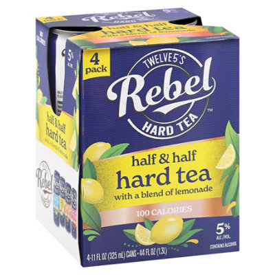 Rebel Half & Half Hard Tea - 4-11 Fl. Oz. - Image 1