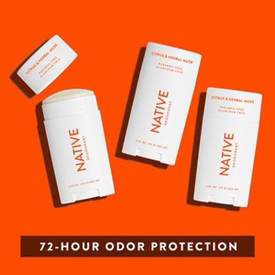 Native Citrus & Herbal Musk Deodorant - 2.65 Oz - Image 8
