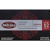 Papanicholas French Roast Single Serve Coffee - 12 CT - Image 2