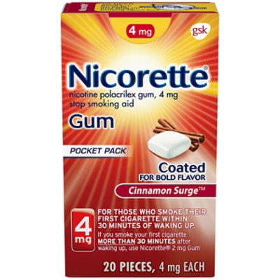 Nicorette Cinnamon 4mg - 20 CT