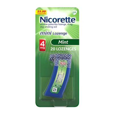 Nicorette Mini 4mg - 20 CT - Image 1