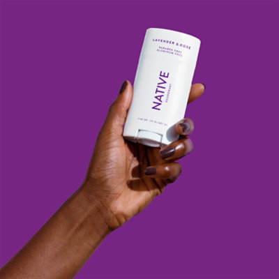 Native Lavender & Rose Deodorant - 2.65 Oz - Image 8