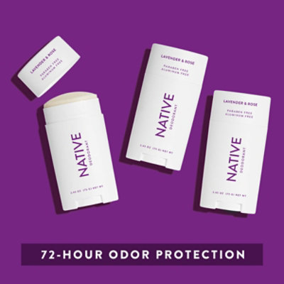 Native Lavender & Rose Deodorant - 2.65 Oz - Image 6