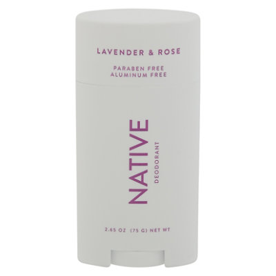 Native Lavender & Rose Deodorant - 2.65 Oz