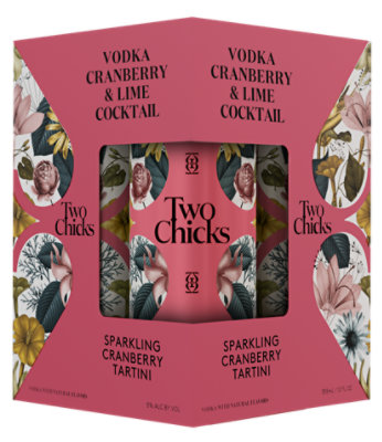 Two Chicks Sparkling Cranberry Tartini In Cans - 4-12 FZ - Image 1