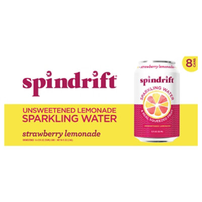 Spindrift Strwbry Lemonade Sprklng Wtr - 8-12 FZ