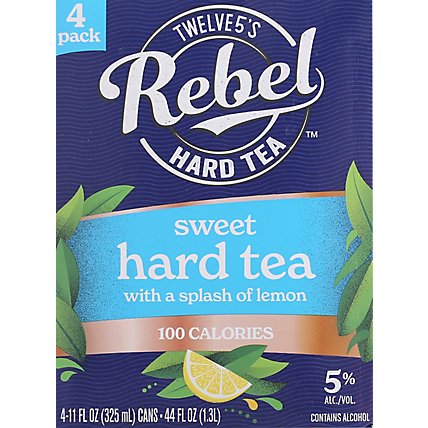 Rebel Sweet Hard Tea Can - 4-11 Fl. Oz. - Image 2