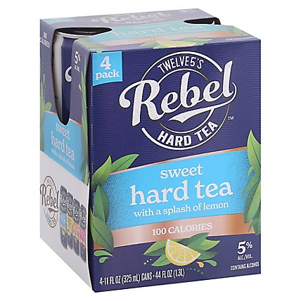 Rebel Sweet Hard Tea Can - 4-11 Fl. Oz. - Image 1