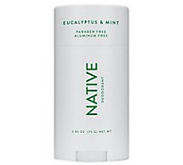 Native Eucalyptus & Mint Deodorant - 2.65 Oz