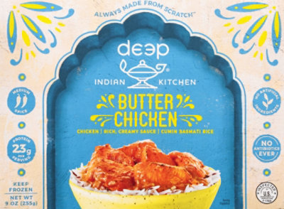 Deep Indian Kitchen Butter Chkn W Rice - 9 OZ - Image 2