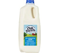 Oak Farms 2% Reduced Fat Milk With Vitamin A And D - 0.5 Gallon