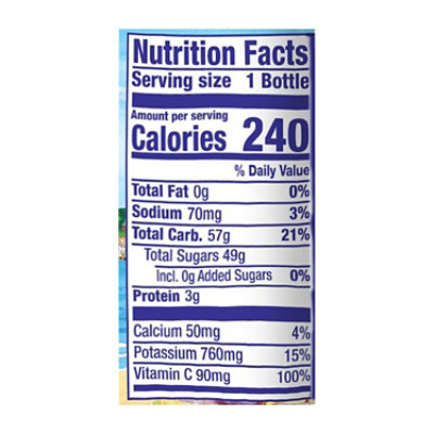 Nantucket Nectars Orange 100% Juice - 15.9 Fl. Oz. - Image 4