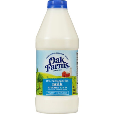 Oak Farms 2% Reduced Fat Milk - 1 Quart - Image 1