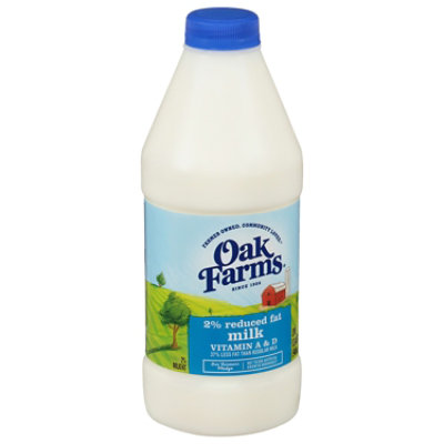 Oak Farms 2% Reduced Fat Milk - 1 Quart - Image 2
