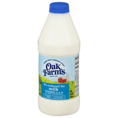 Oak Farms 2% Reduced Fat Milk - 1 Quart - Image 3