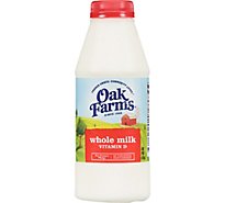 Oak Farms Dairy Whole Milk With Vitamin D - 1 Pint