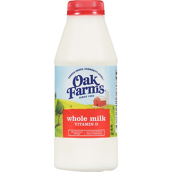 Oak Farms Whole Milk - 1 Pint