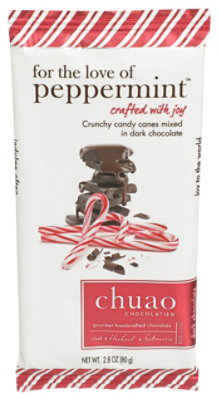 Chuao Peppermint Chocolate Bar - 2.8OZ - Image 1