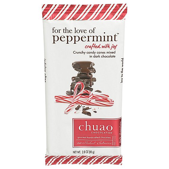 Chuao Peppermint Chocolate Bar - 2.8OZ