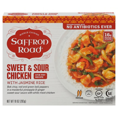 Saffron Road Sweet N Sour Chicken Entree - 10 Oz - Image 3