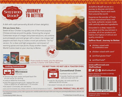 Saffron Road Sweet N Sour Chicken Entree - 10 Oz - Image 6