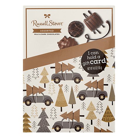 Asst Choco Holiday Gift Card Box - 4.6 OZ
