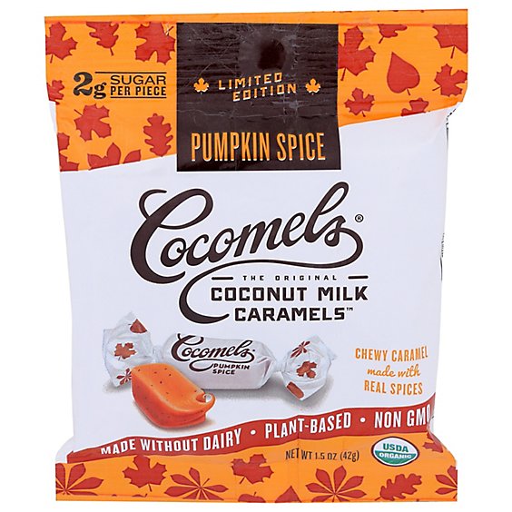 Cocomels Caramels Pumpkin Spice Organic - 1.5 OZ