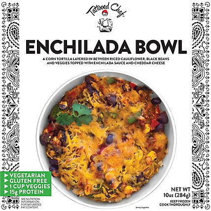 Tattooed Chef Riced Cauliflower Enchilada Bowl - 10 Oz - Image 2