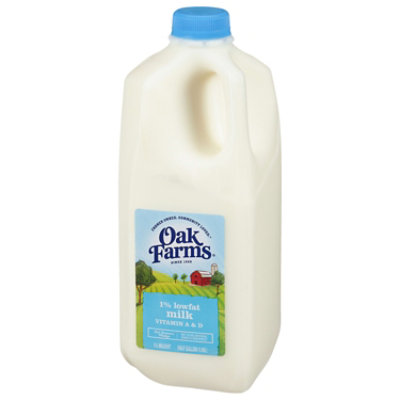 Oak Farms 1% Lowfat Milk - 0.5 Gallon - Image 3