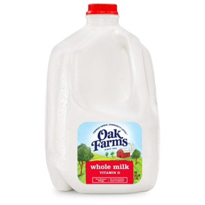 Oak Farms Dairy Whole Milk with Vitamin D Jug - 1 Gallon - Image 1