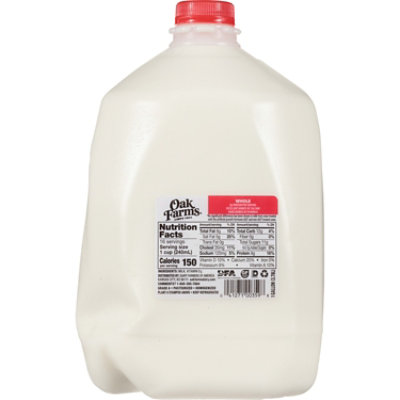 Oak Farms Dairy Whole Milk with Vitamin D Jug - 1 Gallon - Image 3