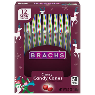 Brach's Cherry Candy Canes - 5.3 Oz