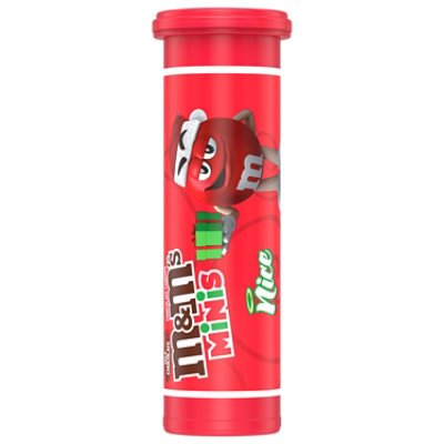 M&Ms Minis Milk Chocolate Holiday Christmas Candy, 1.08-Ounce Tube 24-Count  Box 