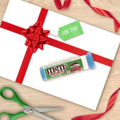 M&M'S Holiday Milk Chocolate Minis Size Christmas Candy Tube - 1.08 Oz - Image 4