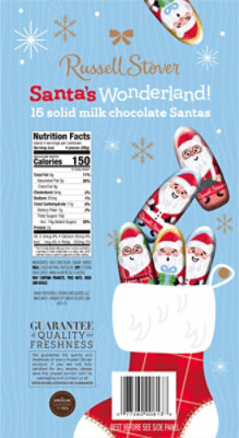 16 Mini Solid Chocolate Santa - 4 OZ - Image 6