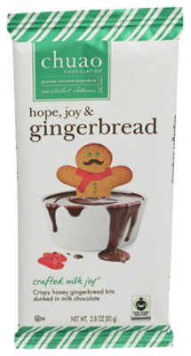 Chuao Gingerbread Milk Choc Bar - 2.8OZ - Image 1