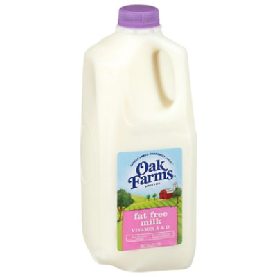 Oak Farms Skim Milk - 0.5 Gallon - Image 2