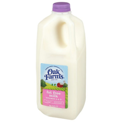 Oak Farms Skim Milk - 0.5 Gallon - Image 4