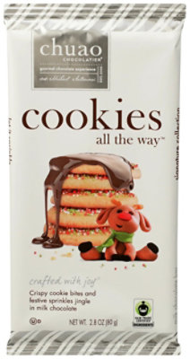 Chuao Cookies All The Way Bar - 2.8 OZ - Image 1