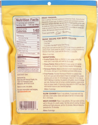 Bob's Red Mill Yellow Corn Polenta - 24 Oz - Image 5