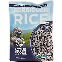 Lotus Foods Wh Rice Jasmine & Forbidden - 8 OZ - Image 2