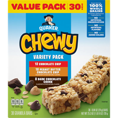 Quaker Chewy Granola Bars Variety 30ct - 25.3 OZ - Image 3