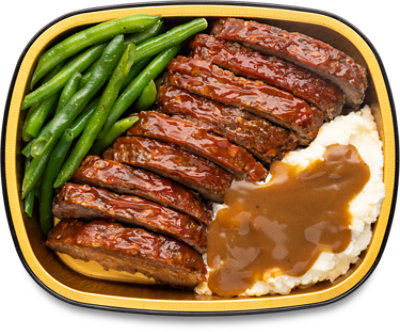 ReadyMeals Meatloaf With Green Beans & Mashed Potatoes Family Meal - Each