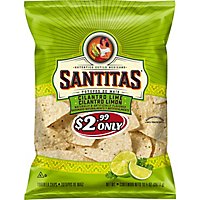 Santitas Tortilla Chips Cilantro Lime - 10.5 OZ - Image 2