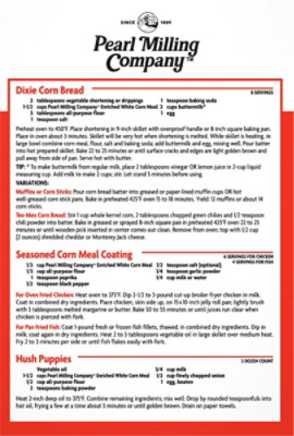 Pearl Milling Co White Corn Meal - 5 LB - Image 5