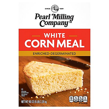 Pearl Milling Co White Corn Meal - 5 LB - Image 1